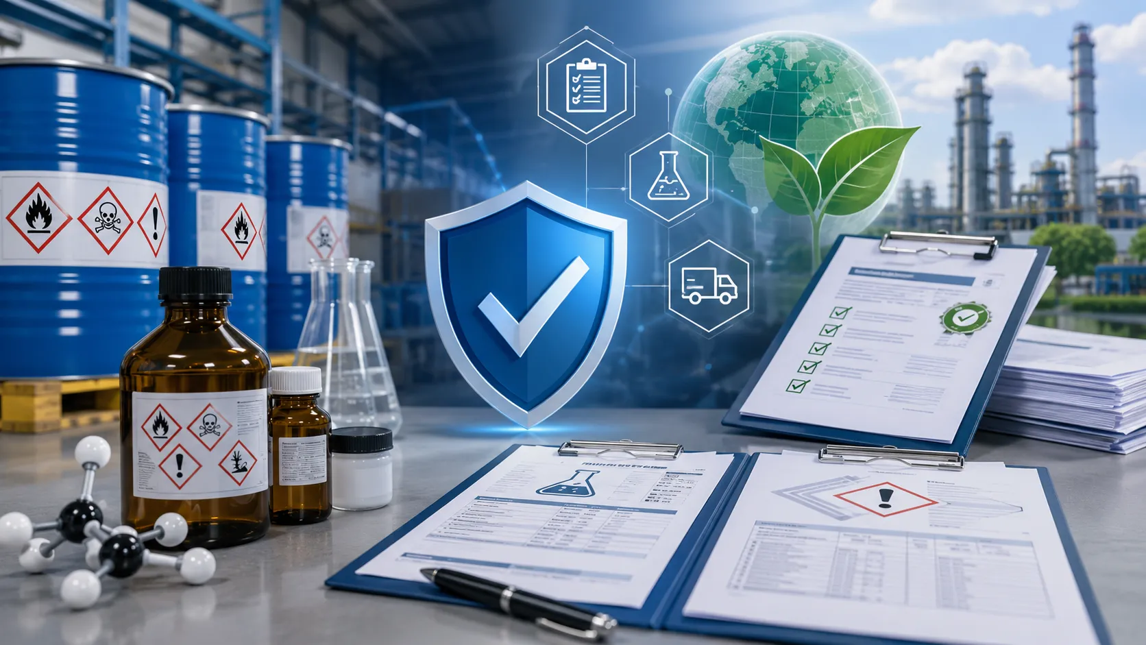 DMT供应商合规审查指南：危化品管理、ISO 14001与COA/MSDS文件要点