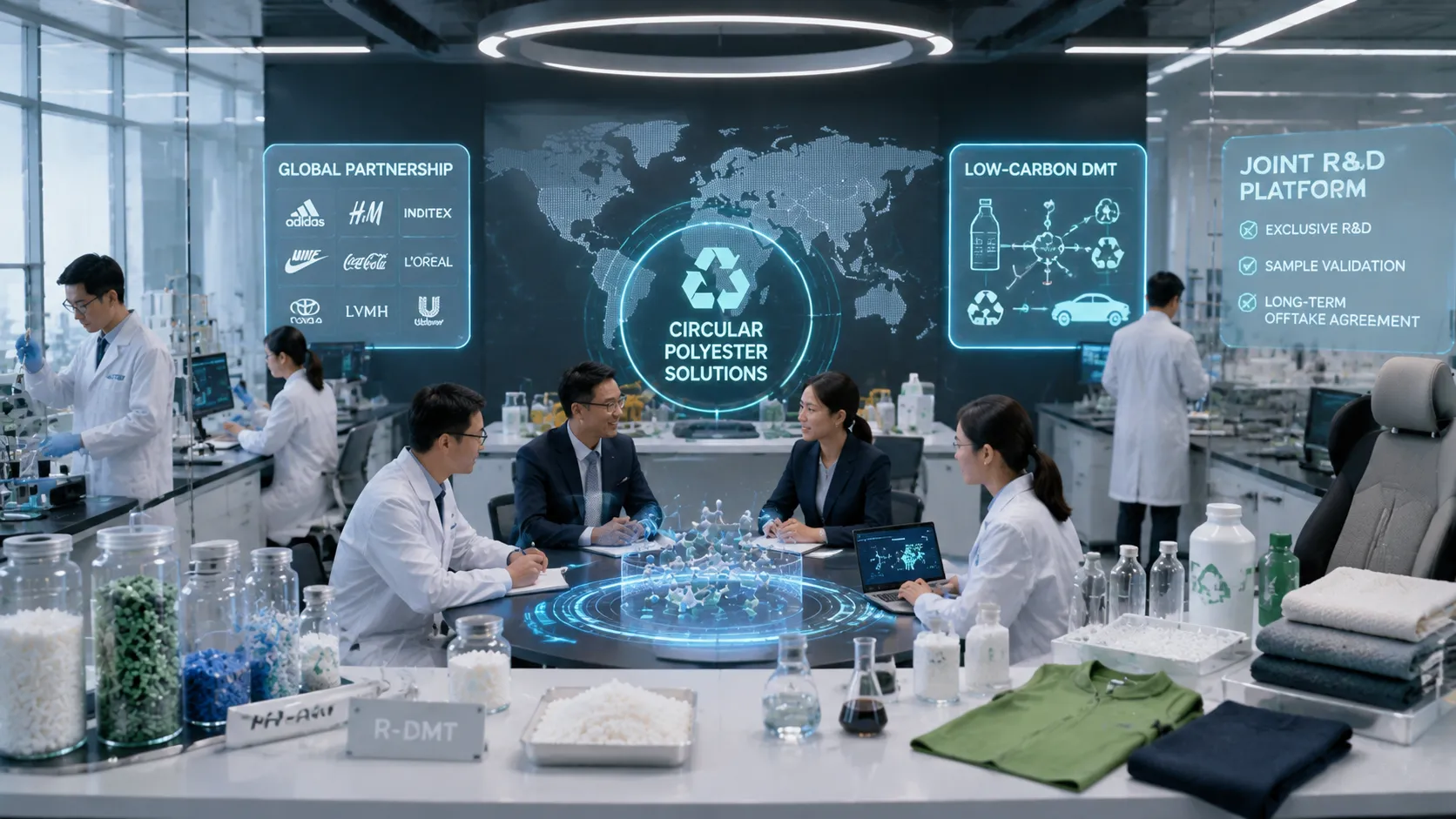 面向全球品牌的低碳DMT联合研发平台：锐赛克如何承接下一代闭环聚酯材料合作